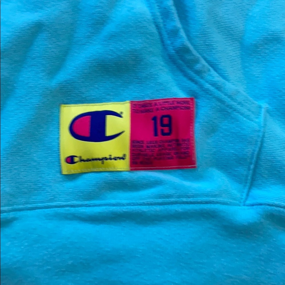 5/$15 Neon champion hoodie
